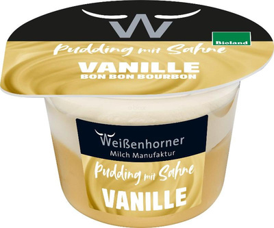 Produktfoto zu Pudding mit Sahne Vanille