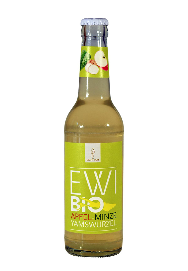 Produktfoto zu Erfrischungsgetränk Apfel Minze Yamswurzel
