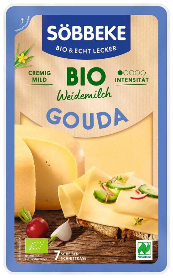 Produktfoto zu Bio Gouda in Scheiben