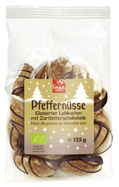 Produktfoto zu vegane Pfeffernüsse schokoliert