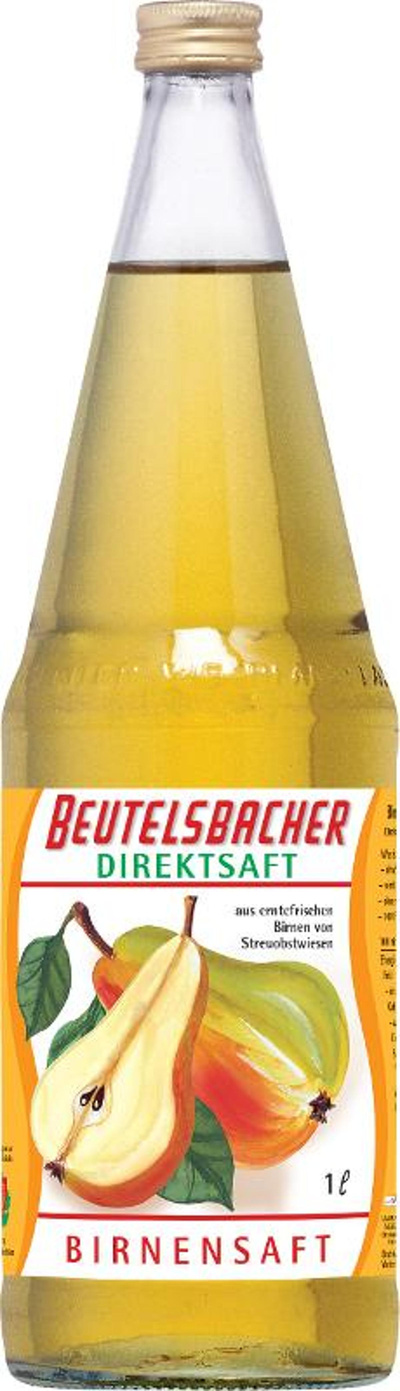 Produktfoto zu Birnensaft klar aus Streuobst ohne BIO-Zertifikat