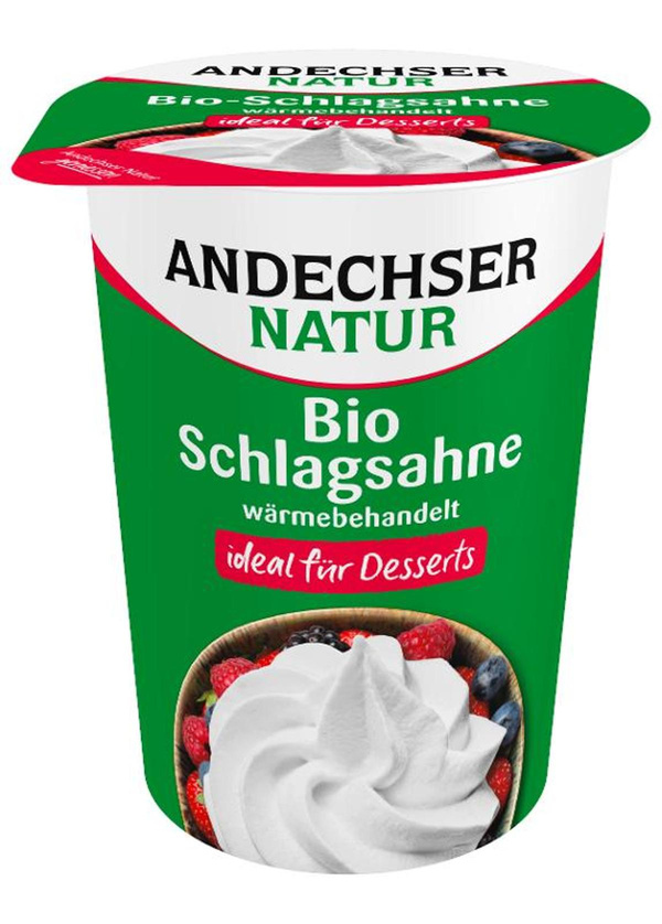 Produktfoto zu Bio Schlagsahne 32%