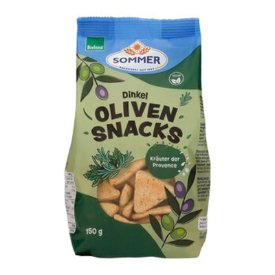 Produktfoto zu Dinkel Oliven-Snacks mit Kräuter der Provence