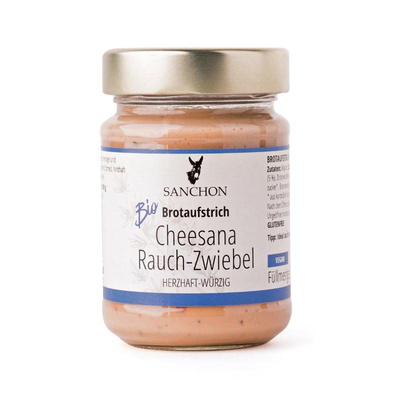 Produktfoto zu Brotaufstrich Cheesana Rauch Zwiebel