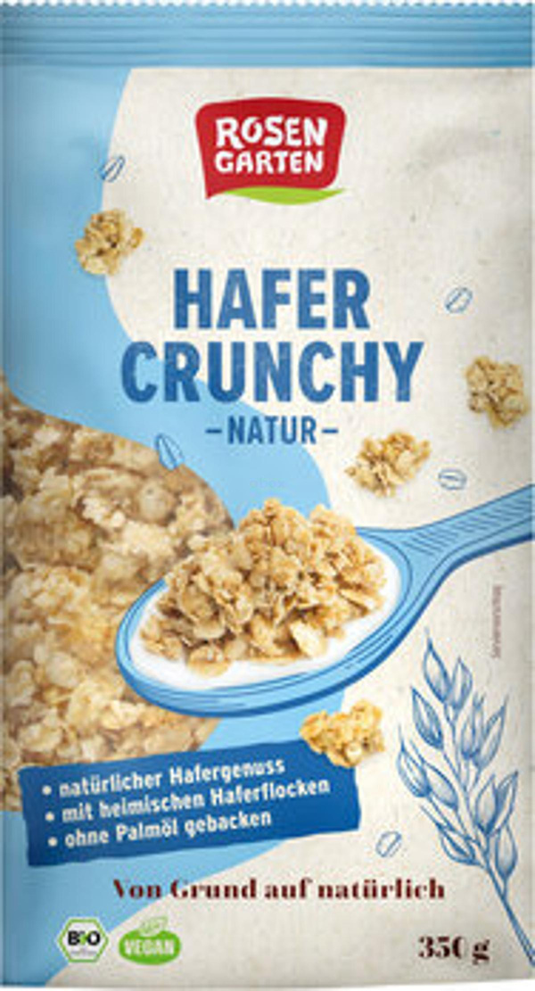 Produktfoto zu Rosengarten Hafer-Crunchy Natur Müsli