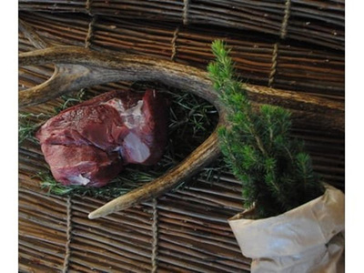 Produktfoto zu Hirschbraten aus der Keule 1St