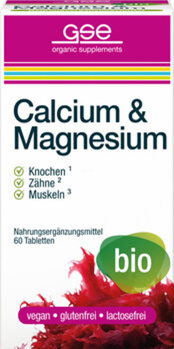 Produktfoto zu GSE Calcium & Magnesium Complex 700mg 60 Stück