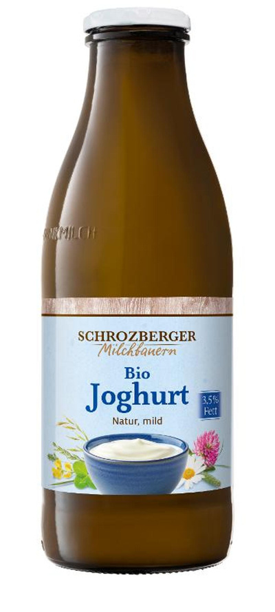Produktfoto zu Joghurt natur mild 3,5% - Flasche