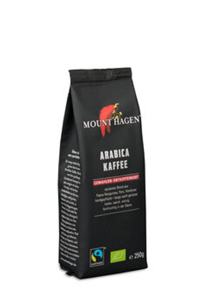 Produktfoto zu MOUNT HAGEN Kaffee Arabica gemahlen entkoffeiniert