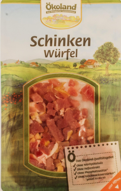 Produktfoto zu Schinkenwürfel luftgetrocknet geräuchert