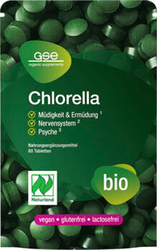 Produktfoto zu GSE Chlorella 500mg 80 Stück