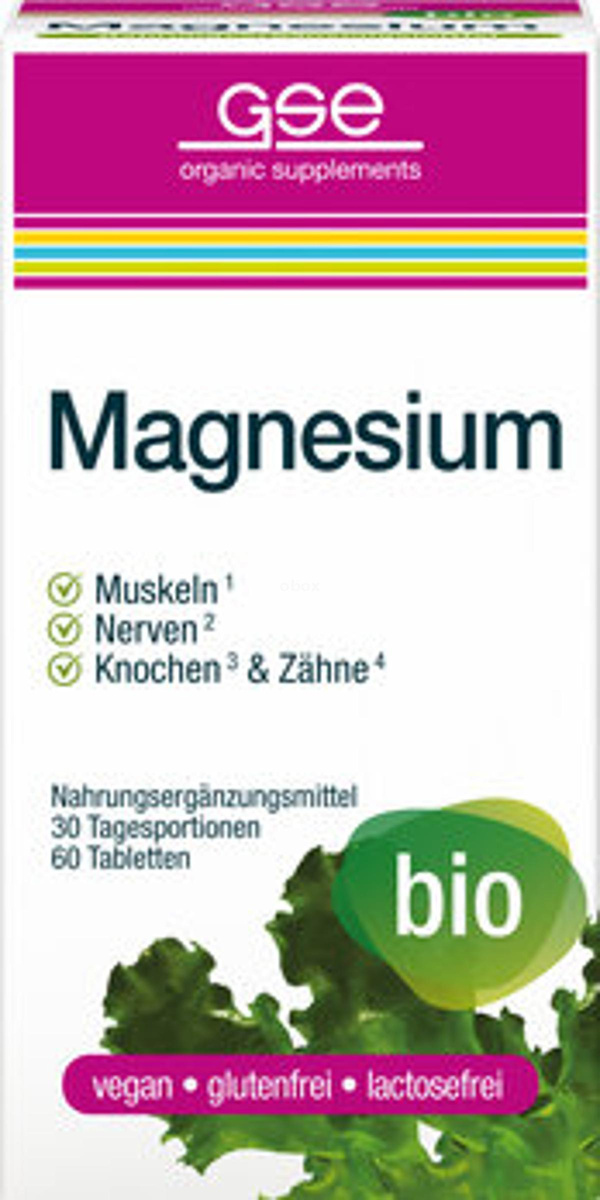 Produktfoto zu GSE Magnesium Compact 615mg 60 Stück