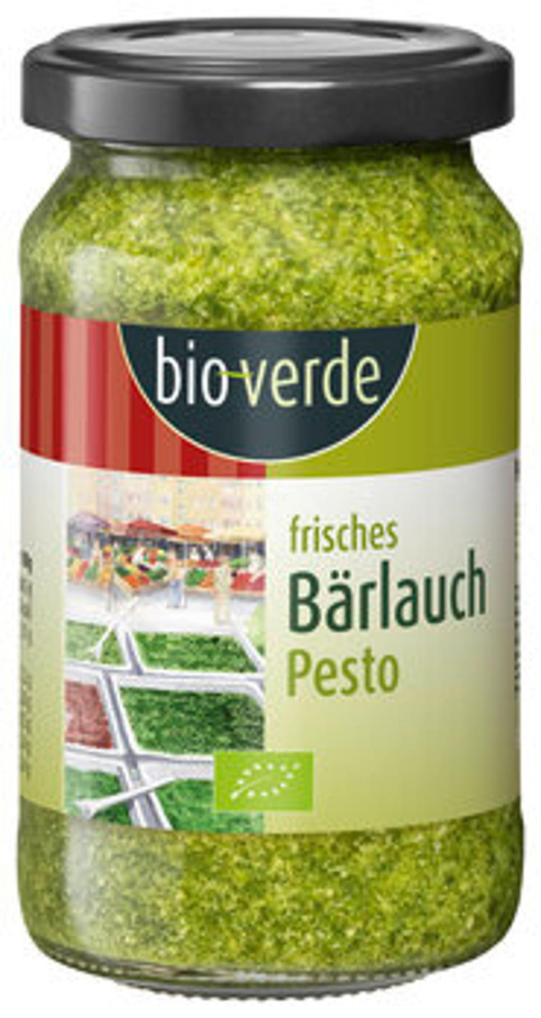 Produktfoto zu bio-verde frisches Pesto Bärlauch