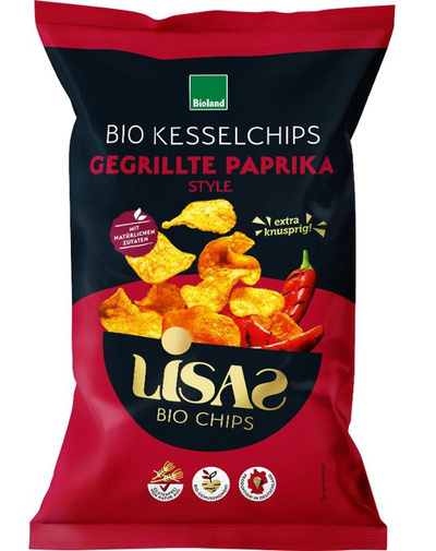 Produktfoto zu Lisas Kesselchips gegrillte Pa
