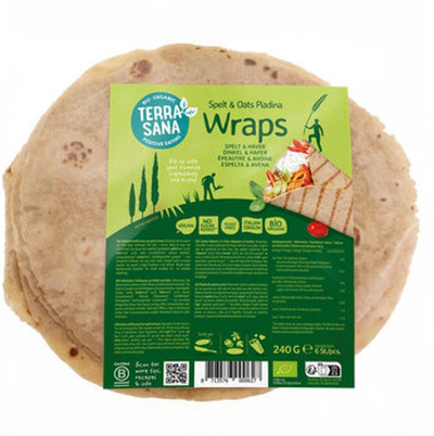 Produktfoto zu Piadina Wrap Dinkelmehl und Hafer 6 Stück
