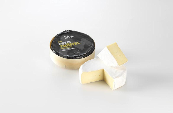 Produktfoto zu Petit Brie Trüffel 60% - in der Spandose