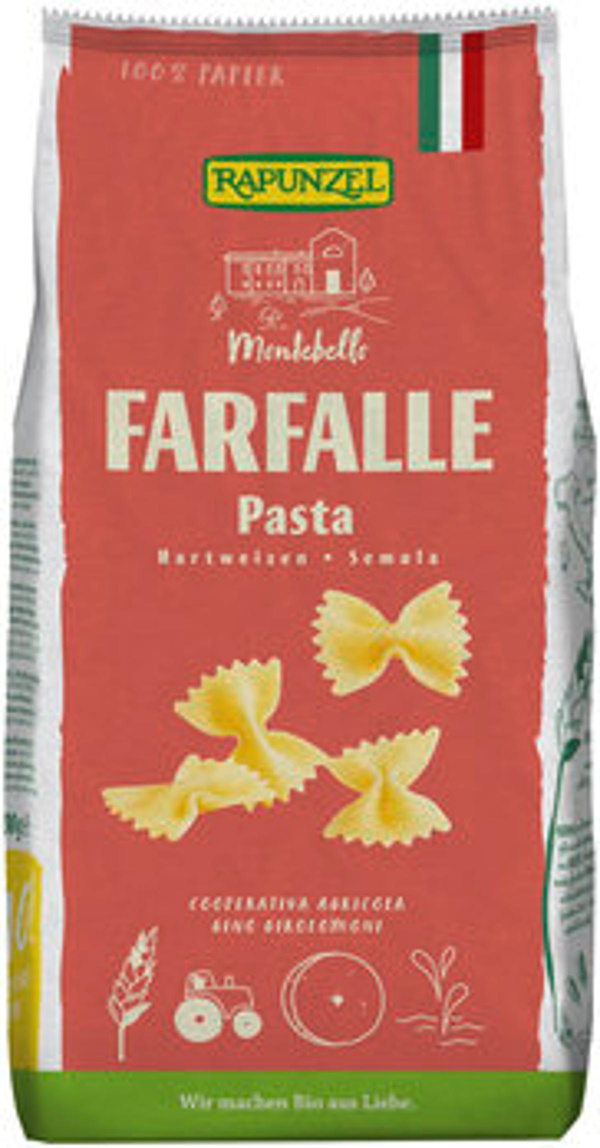 Produktfoto zu Rapunzel Farfalle Pasta Semola