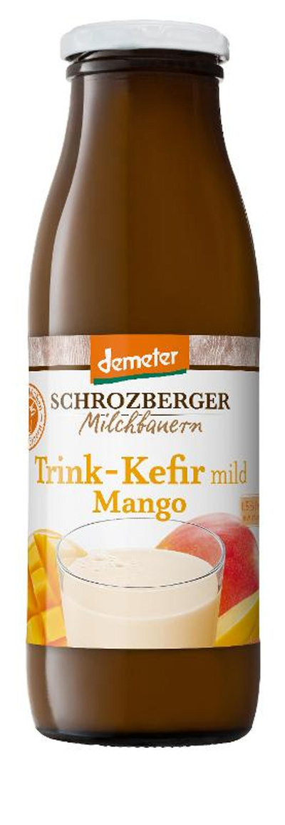 Produktfoto zu Trink-Kefir Mango DEMETER - Flasche