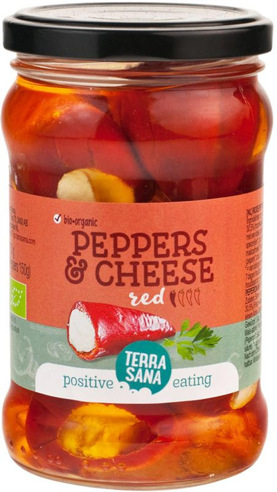 Produktfoto zu Rote Peperoni mit Frischkäse