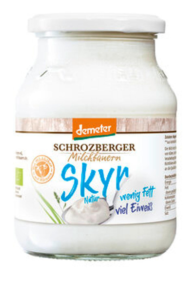 Produktfoto zu Skyr natur DEMETER - Glas