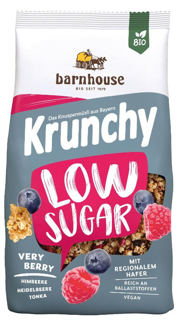 Produktfoto zu Barnhouse Krunchy Low Sugar Berry Müsli