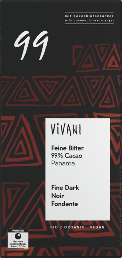 Produktfoto zu Vivani Bitter 99 %
