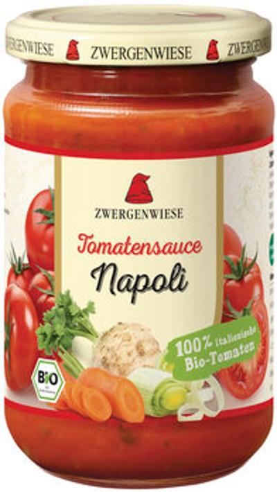 Produktfoto zu Zwergenwiese Tomatensauce Napoli