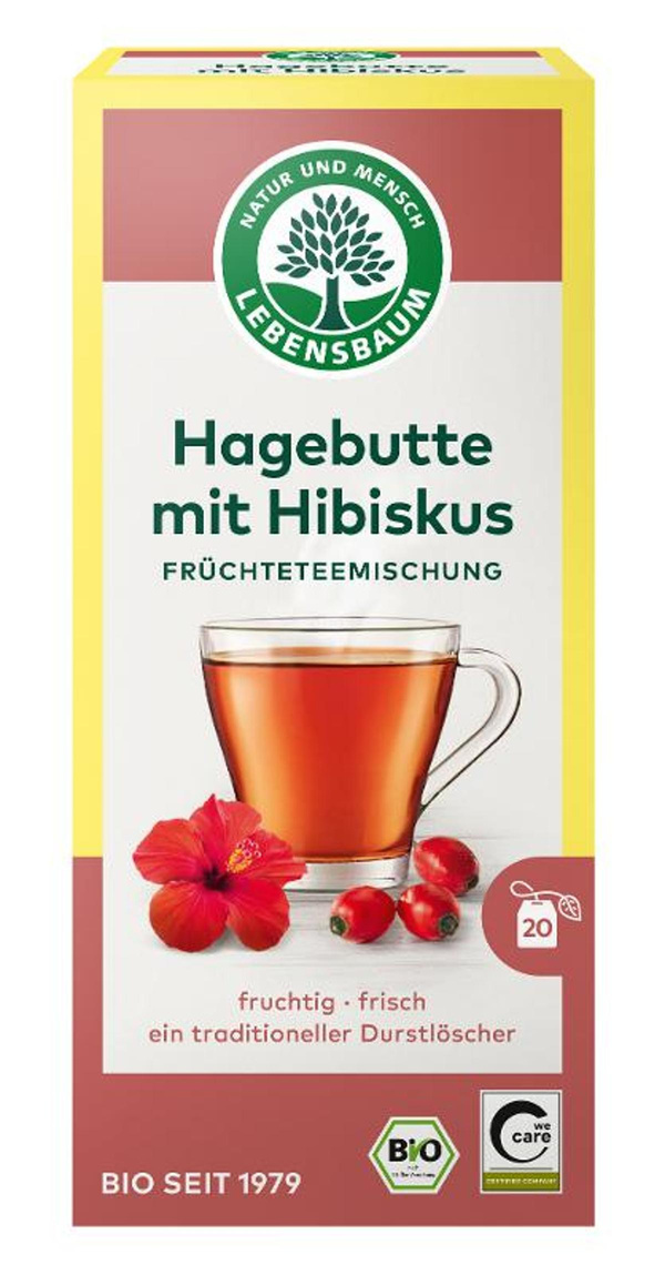 Produktfoto zu Hagebutte mit Hibiskus - Tbt
