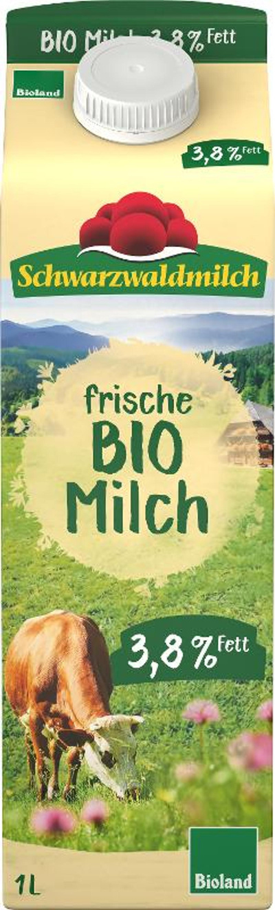 Produktfoto zu frische Vollmilch aus dem Schwarzwald - 10 Stück