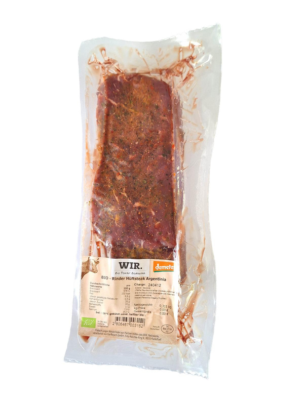 Produktfoto zu Rinder Hüftsteak in Paprikamarinade 2 Stück ca. 320 g