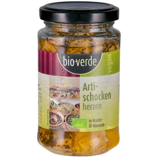 Produktfoto zu Artischockenherzen mit Kräutern in Öl
