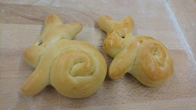 Produktfoto zu Hasen aus Hefeteig