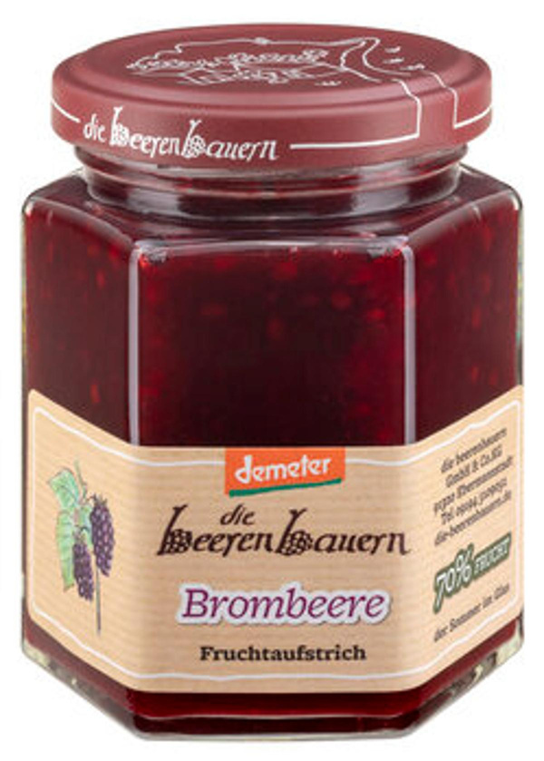 Produktfoto zu die beerenbauern Brombeer Fruchtaufstrich