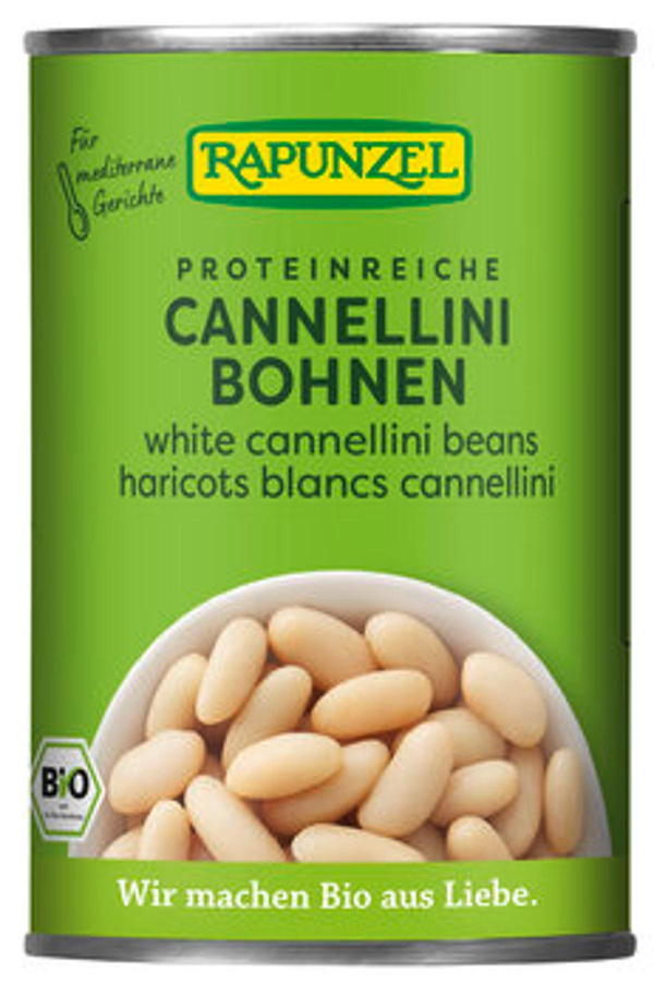 Produktfoto zu Rapunzel Weiße Bohnen Cannellini
