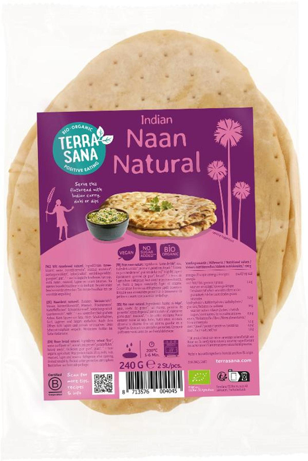 Produktfoto zu Indisches Naan Natur