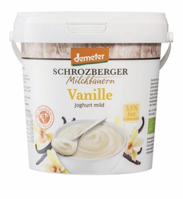 Produktfoto zu Vanille Joghurt mild im Eimer