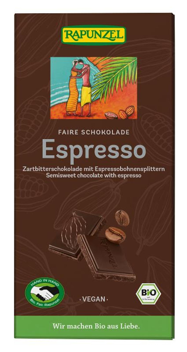 Produktfoto zu Zartbitter Schokolade Espresso