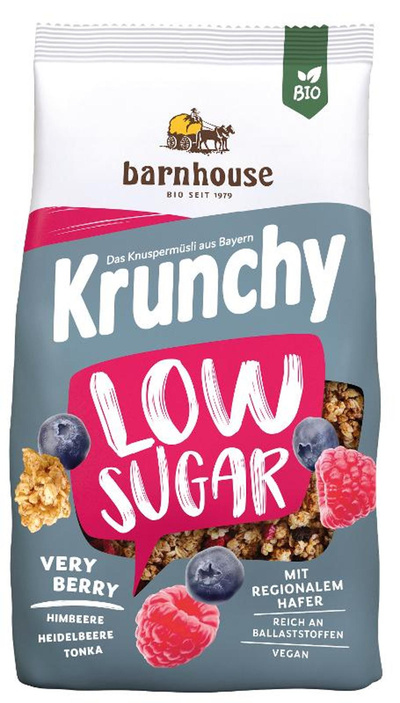 Produktfoto zu Krunchy Low Sugar Berry Müsli