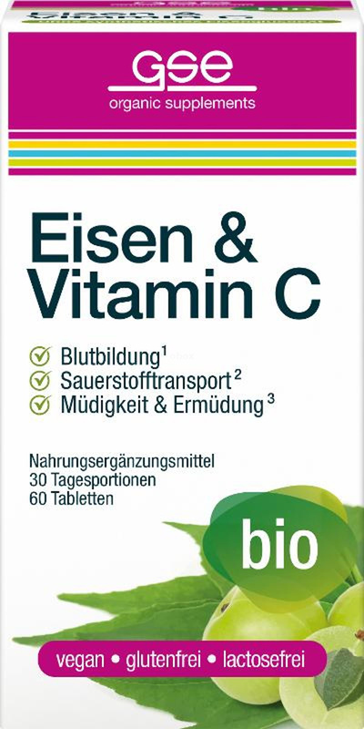 Produktfoto zu Eisen & Vitamin C Complex 600mg | 60St