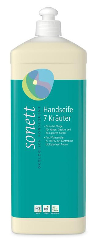 Produktfoto zu Handseife 7 Kräuter - Nachfüllflasche