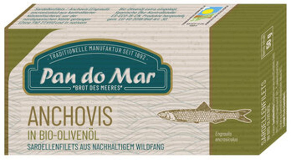 Produktfoto zu Anchovis in Bio-Olivenöl