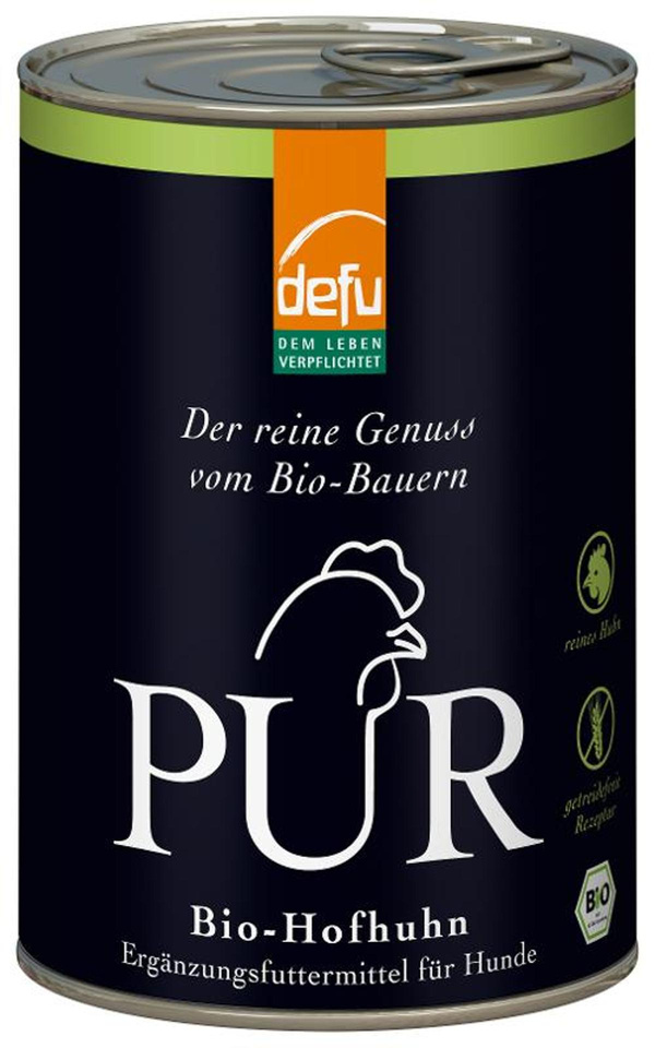 Produktfoto zu Hundefutter PUR Hofhuhn