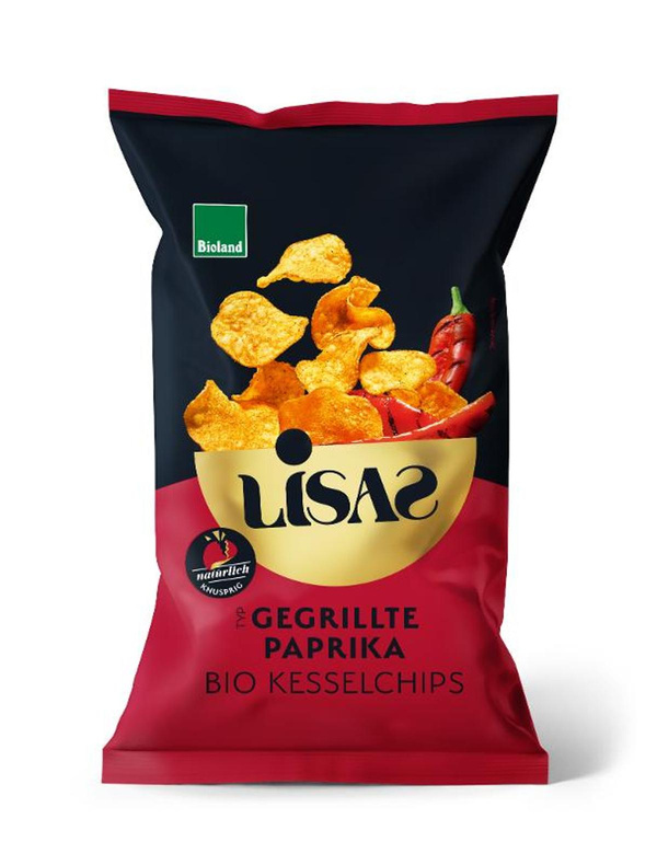 Produktfoto zu Lisas Kesselchips gegrillte Pa