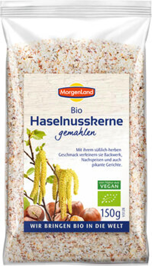 Produktfoto zu MorgenLand Haselnusskerne gemahlen