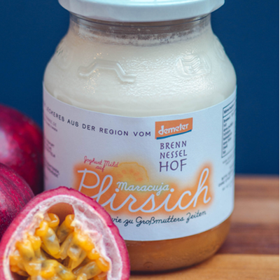 Produktfoto zu Joghurt auf Frucht Pfirsich-Maracuja