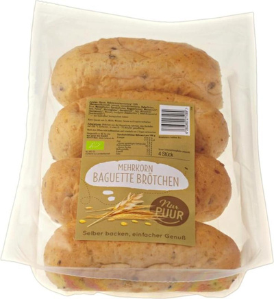 Produktfoto zu Mehrkorn-Baguettebrötchen 4St