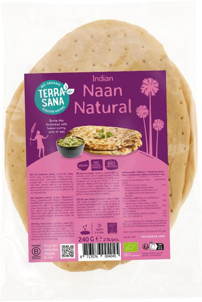 Produktfoto zu Indisches Naan Natur