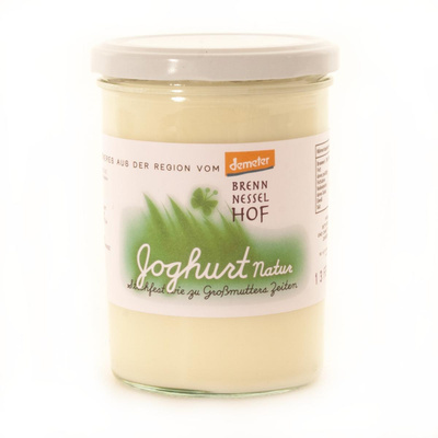 Produktfoto zu Brennesselhof Joghurt Natur aus der Region