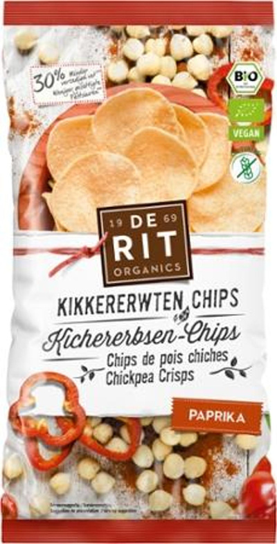 Produktfoto zu Kichererbsenchips Paprika