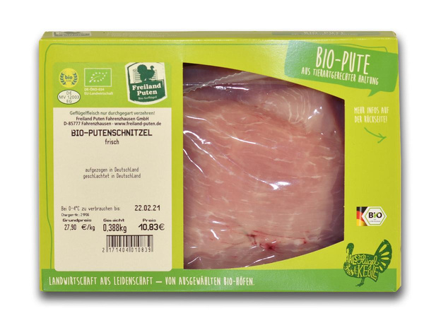 Produktfoto zu Putenschnitzel, frisch, 2 Stück